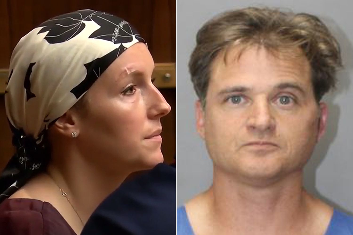 Hawaii Doctor’s Wife Wears Headwrap and Face Bandage to Court — Faces(01)
