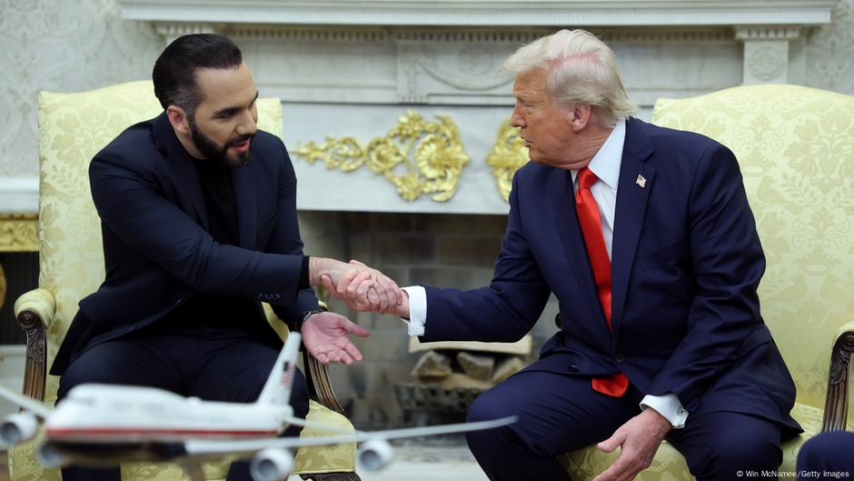 Donald Trump recibe a Nayib Bukele en Washington para afianzar su pacto