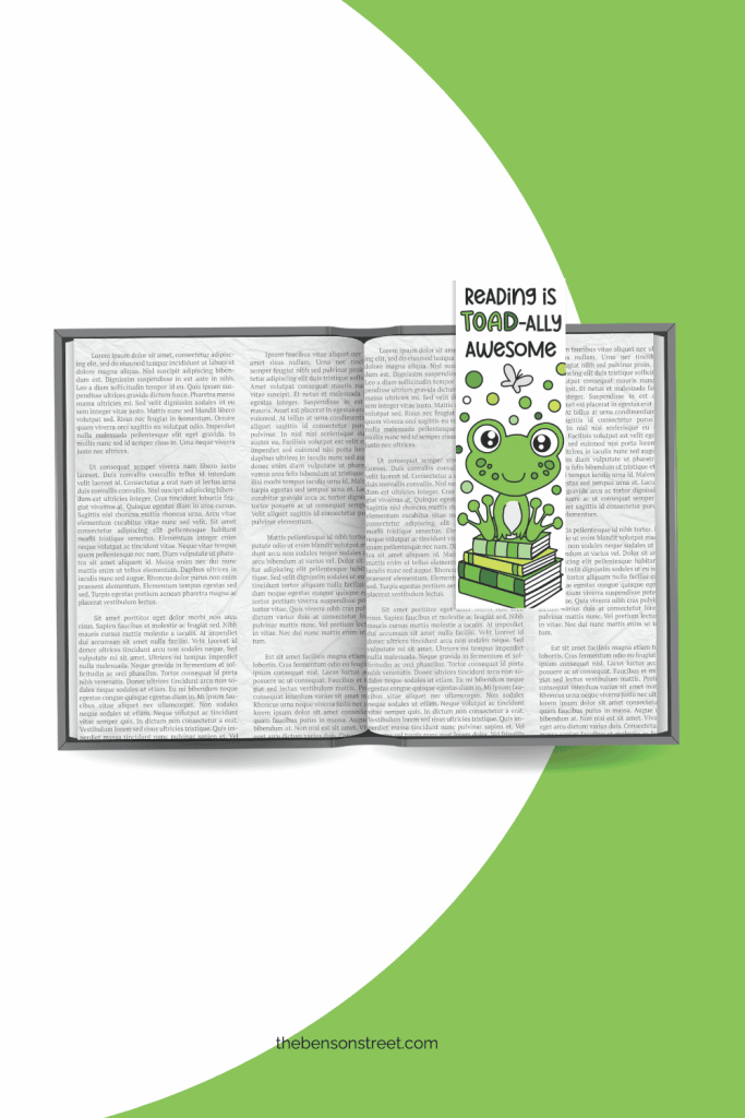 Free Printable Frog Coloring Bookmarks - AA1CUyx1.img