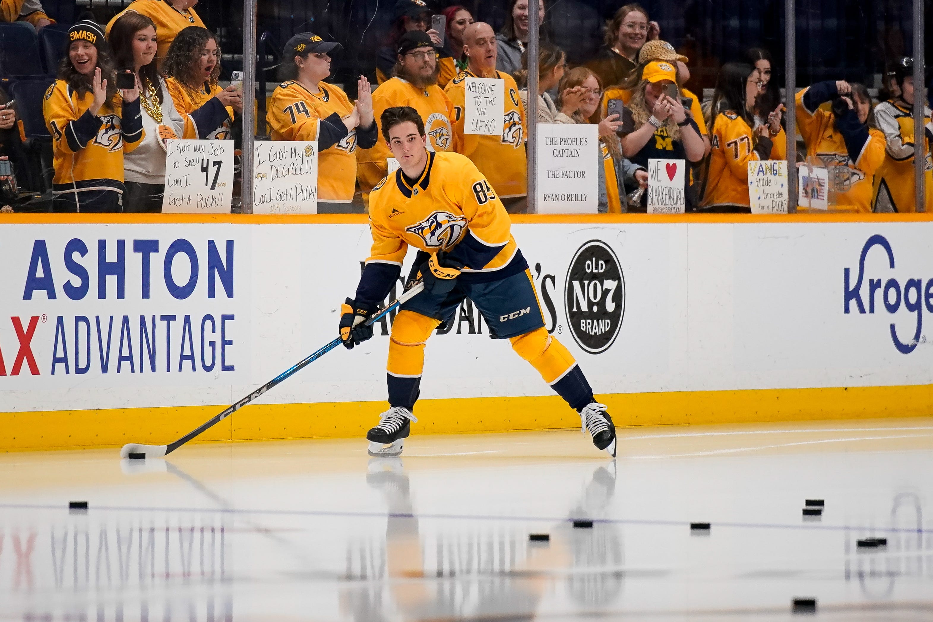 Watch: Ryan Ufko scores incredible first NHL goal for Nashville Predators