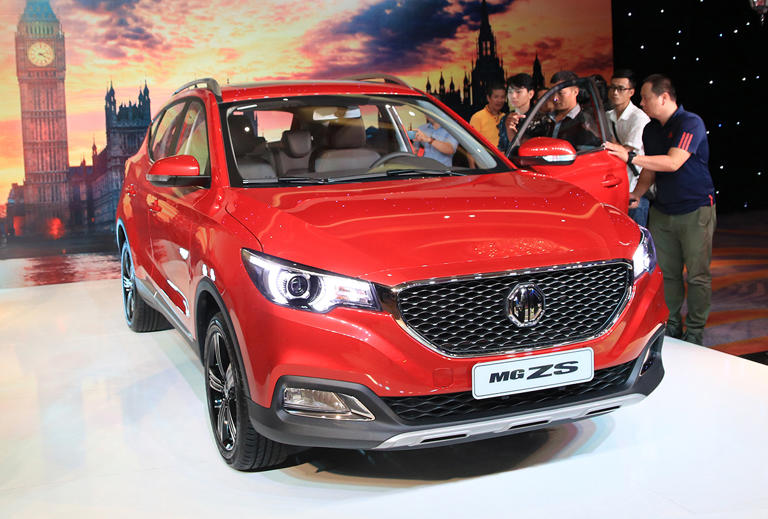 MG ZS tại sự kiện ra mắt ở Hà Nội, năm 2020. Ảnh: Đoàn Dũng