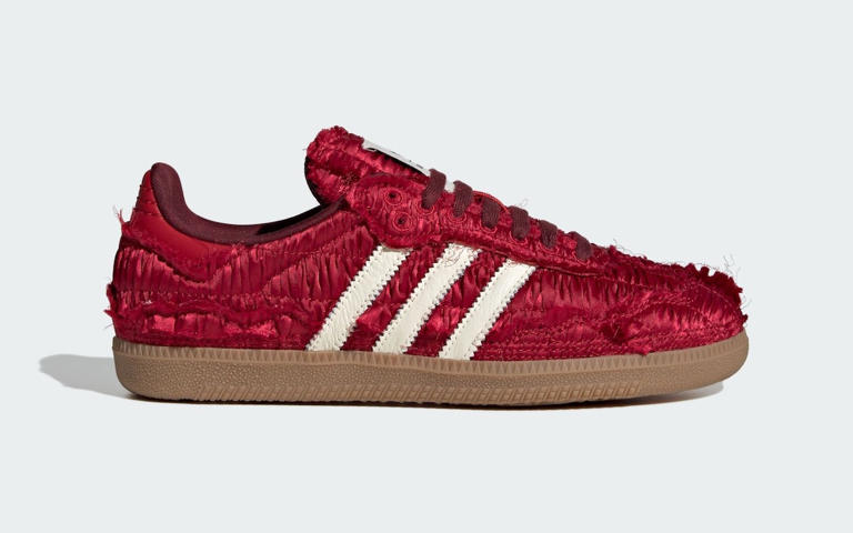 (W) Adidas x Caroline Hu Samba Satin Pink ★人気★コラボ★ adidas Samba Reverie by Caroline Hú CLOT Pink Textured Silk