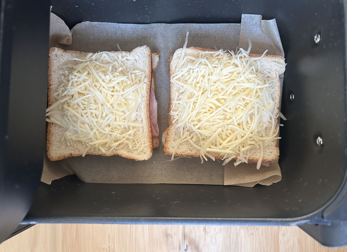 Croque monsieur mit air fryer