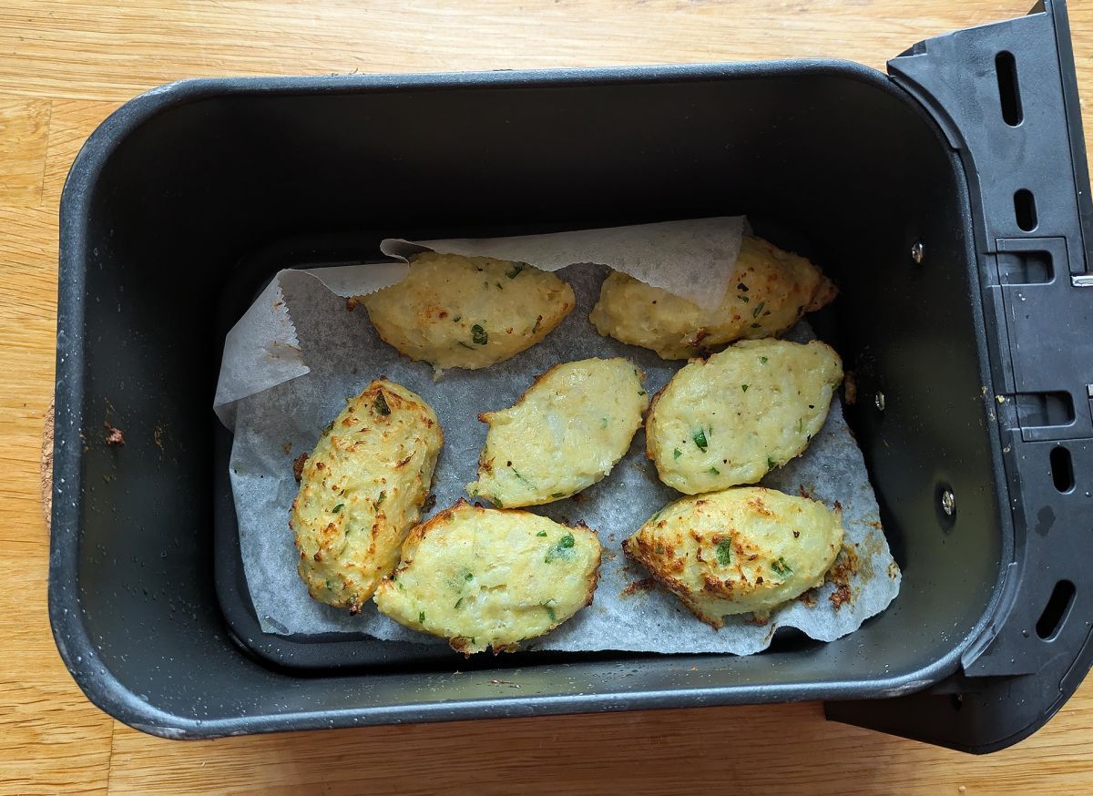 Blumenkohl-frikadellen in der heißluftfritteuse: das wirtschaftliche ...