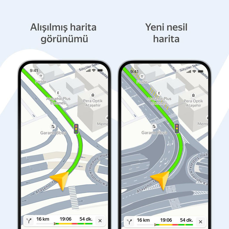 Yandex Maps, "gerçek yol koşulları" ile güncellendi