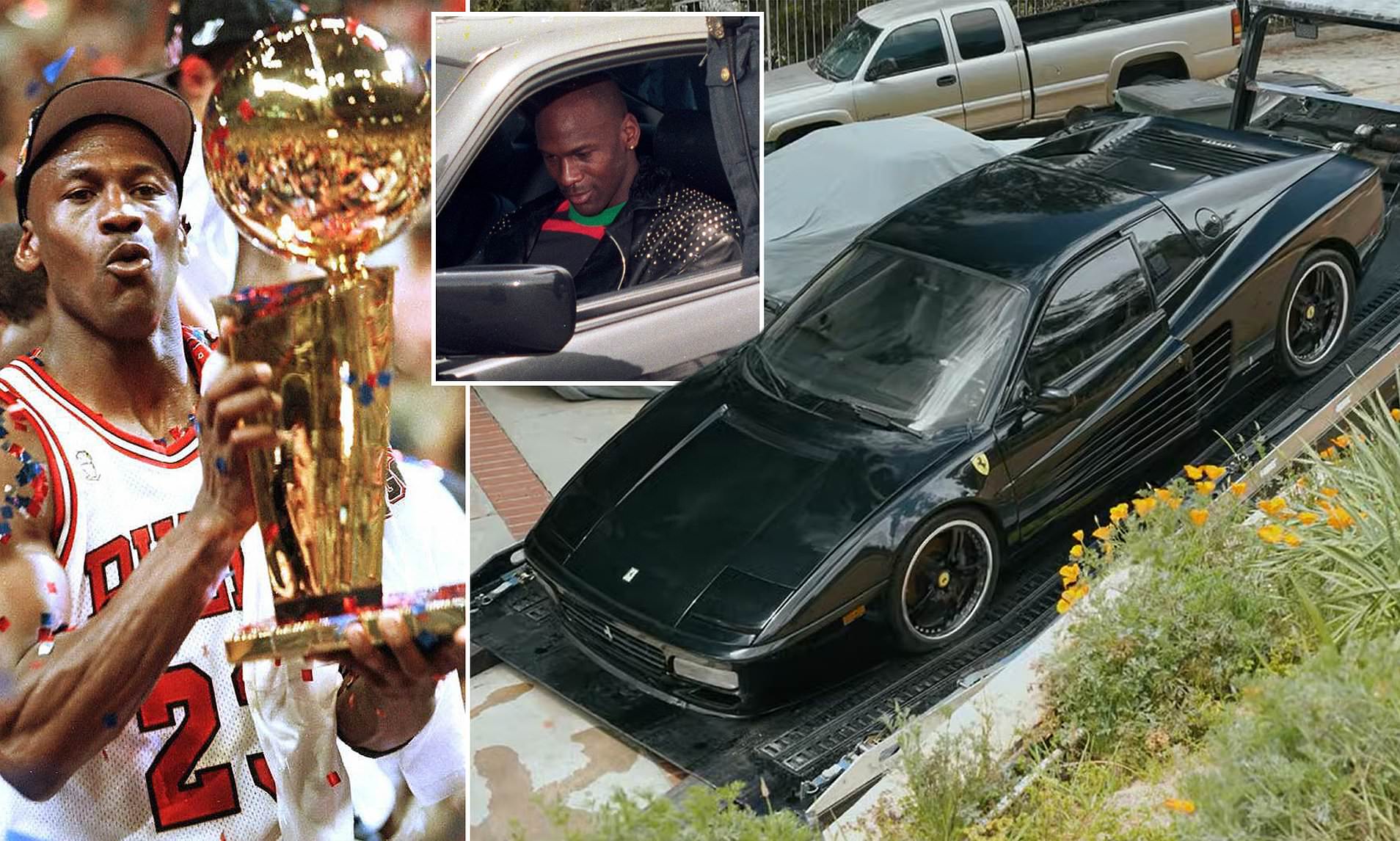 Michael Jordan's iconic Ferrari is FINALLY found 14 years after  'disappearing without a trace'