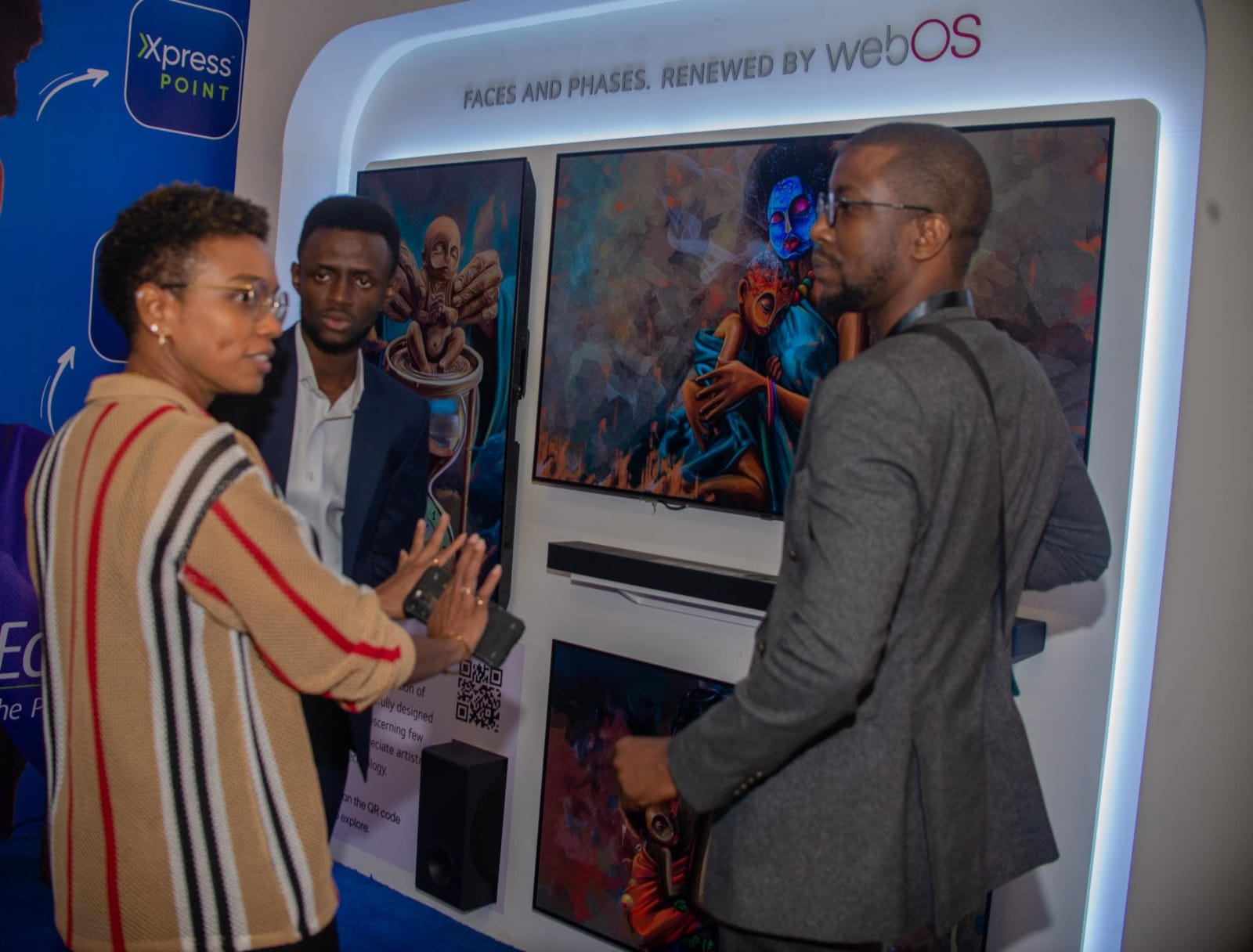 LG Electronics Lights Up the Future of African Art at +234Art Fair