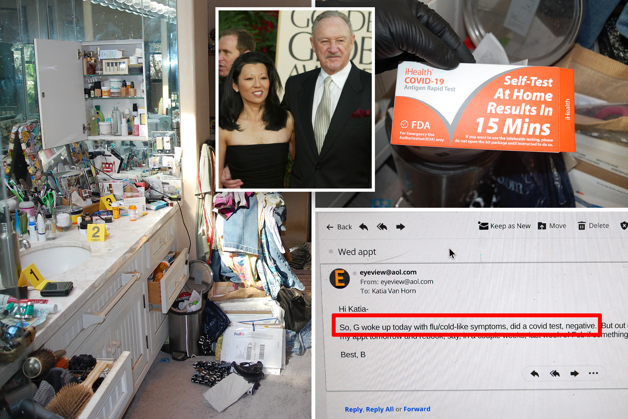 Gene Hackman’s wife, Betsy Arakawa, researched COVID symptoms shortly