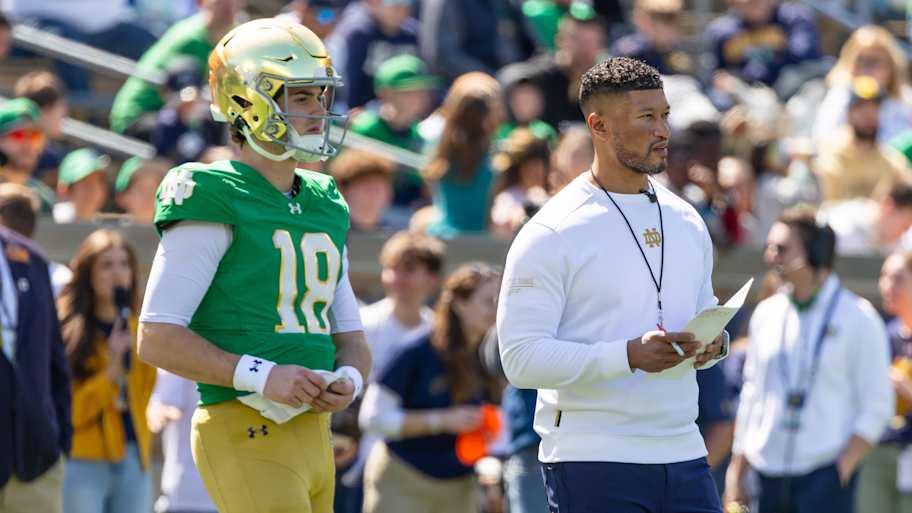 Notre Dame’s Marcus Freeman Weighs in on Nico Iamaleava’s Shocking