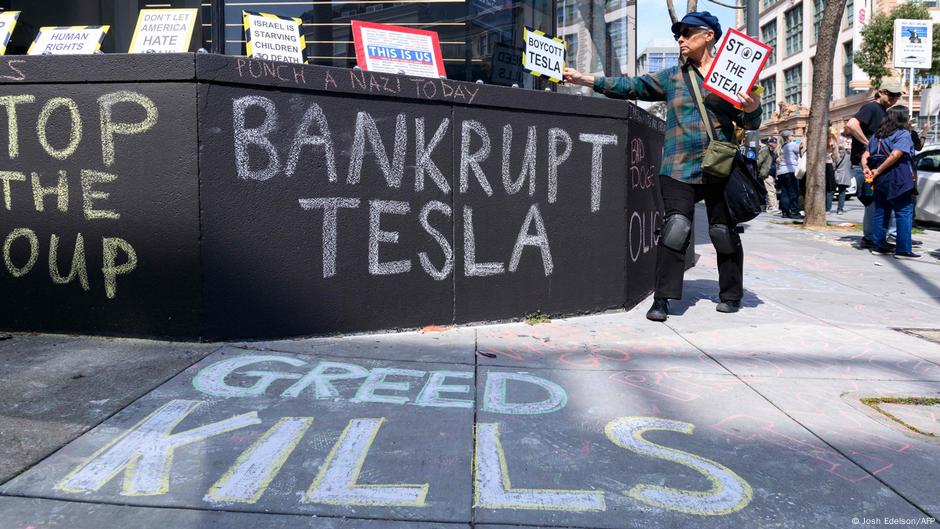 There have been calls to boycott Tesla over Musk's role as head of DOGE