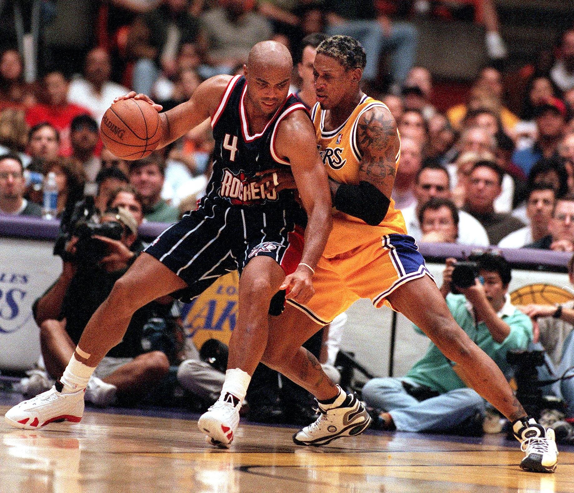 Houston Rockets jersey history No. 4 - Charles Barkley (1996-2000)