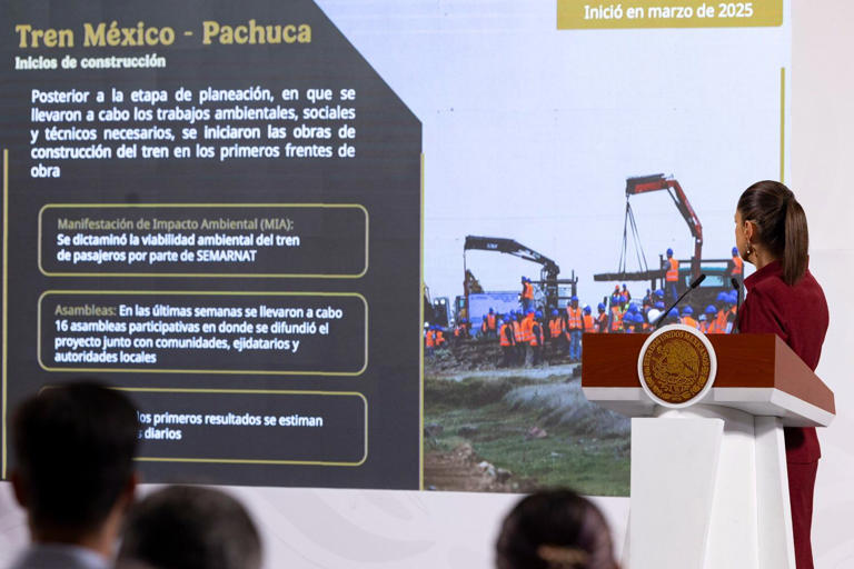 Tren México-Pachuca. Foto: Presidencia