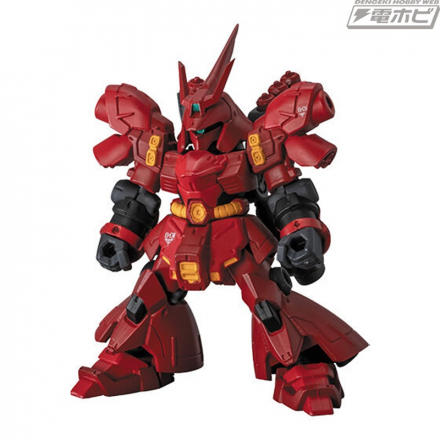 福岡の立像を再現した「RX-93ff νガンダム」とライバル機「MSN 福岡の立像を再現した「RX-93ff νガンダム」とライバル機「MSN