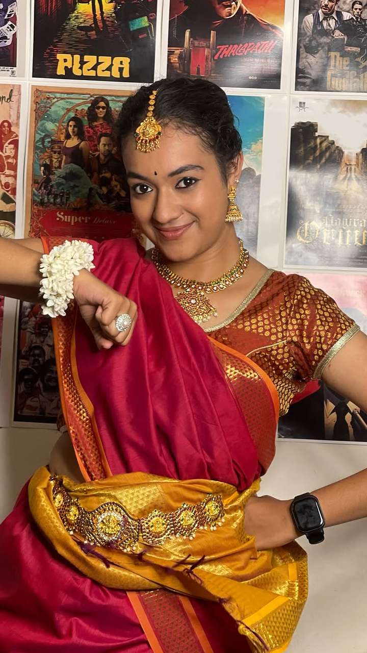 Shruti Narayanan's Ethnic Outfits For Temple Visit