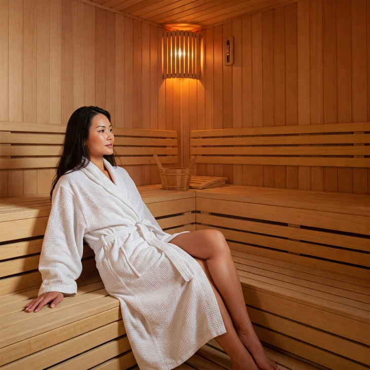 Tắm hơi thường xuyên giúp hạnh phúc hơn?