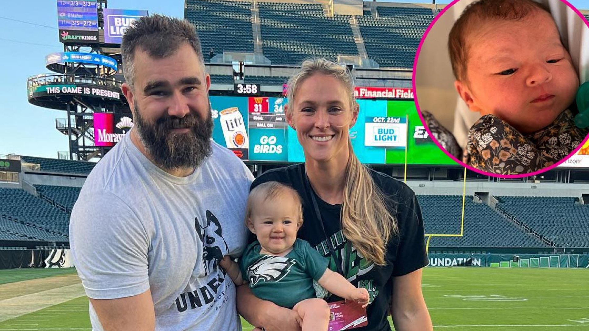 Kylie Kelce Says 2YearOld Daughter Is ‘Ticked' About New Baby(02)