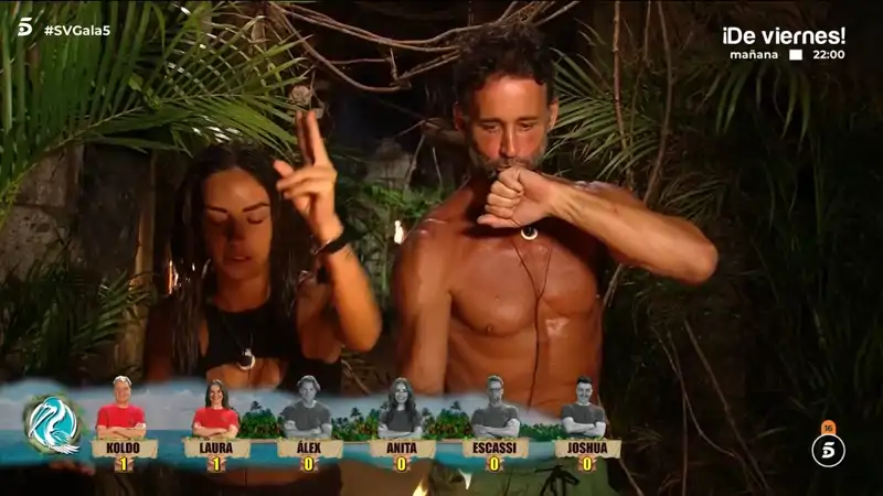 Jorge Javier Vázquez sentencia con solo dos palabras los románticos gestos de Escassi a Sheila Casas en 'Supervivientes 2025'