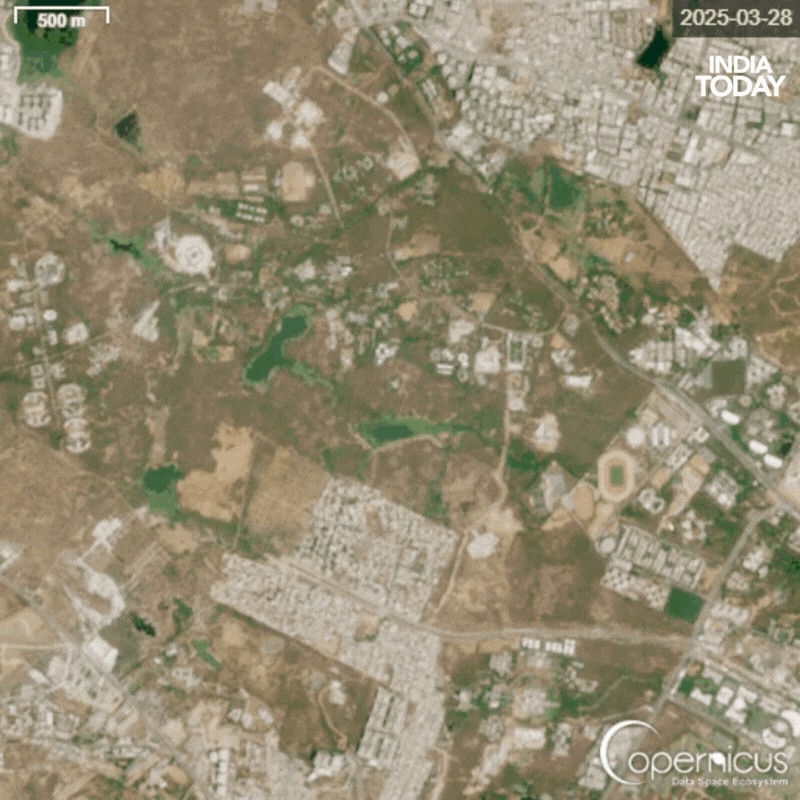 Satellite images confirm deforestation in Hyderabad's Kancha Gachibowli area