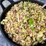 Quick & Nourishing Dinner: Spinach Powerpot with Spiced Beef and Pearl Barley