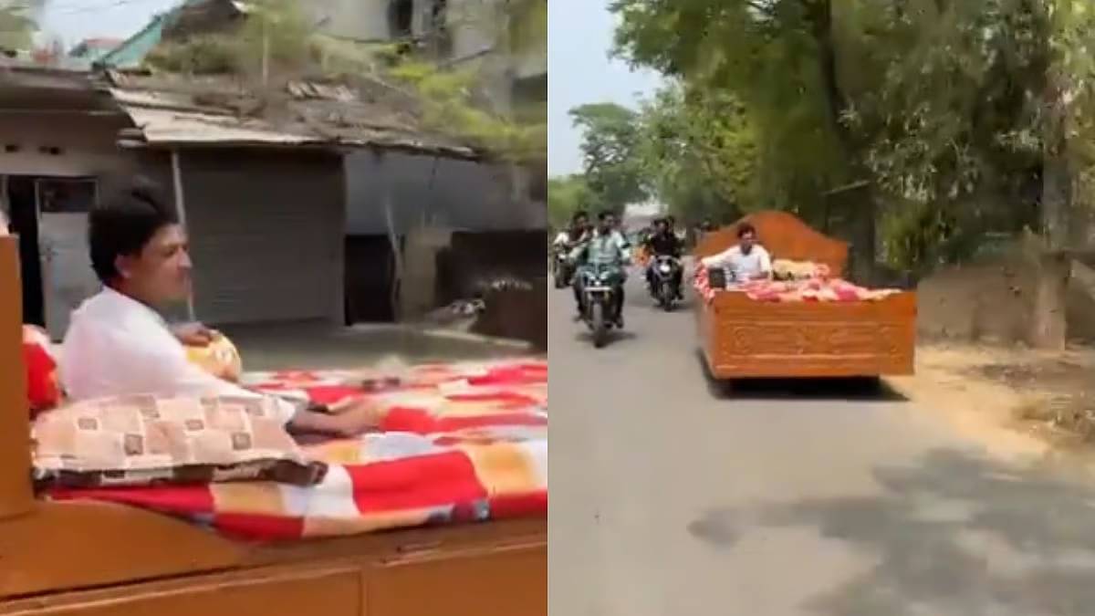 This Man Sold His Wife’s Jewellery to Build a BedCar Now It’s a Viral