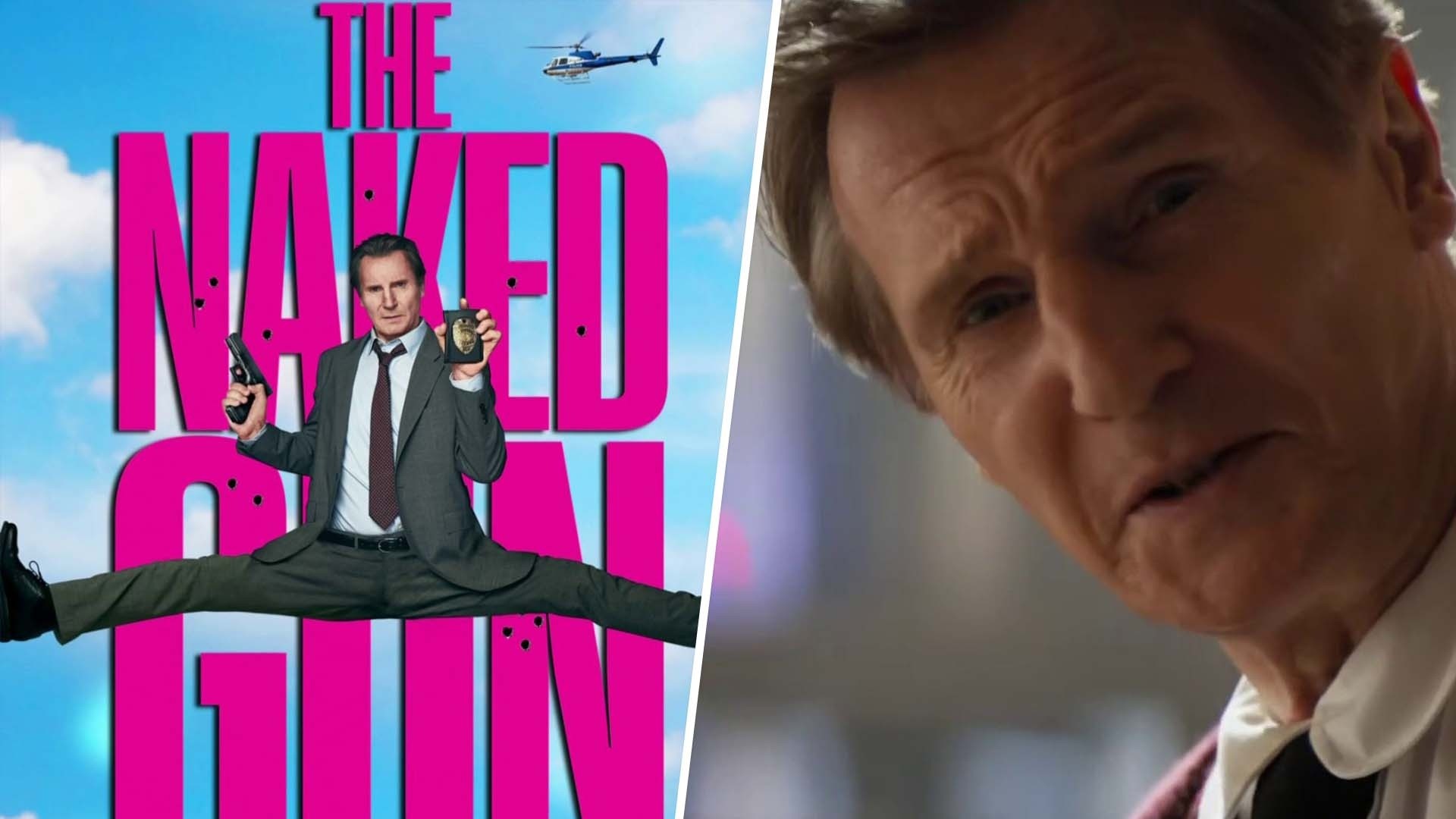 See Liam Neeson in first trailer for ‘The Naked Gun’ remake