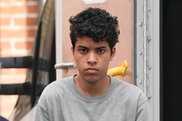 First photos of teen accused of murdering father