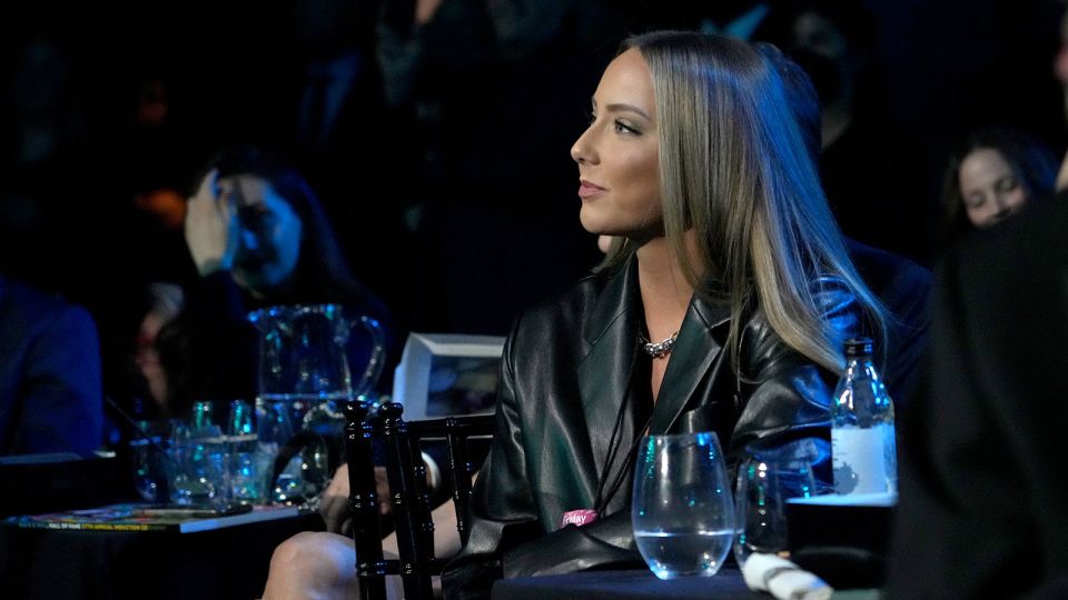 Hailie Jade Mathers attends the 37th Annual Rock & Roll Hall of Fame Induction Ceremony at Microsoft Theater on November 05, 2022 in Los Angeles, California. - Kevin Mazur/Getty Images/File