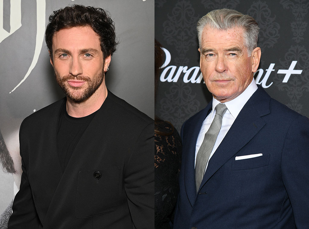 Pierce Brosnan Reacts to Rumors Aaron TaylorJohnson Will Play Bond