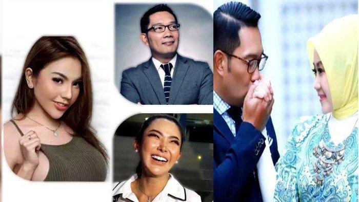 ISU PERSELINGKUHAN: Atalia Praratya masih yakin bahwa Ridwan Kamil tidak mungkin menghianatinya. Istri Ridwan Kamil menyebut bahwa Lisa Mariana begitu kejam menyebarkan hoaks. (Kolase Tribun Medan)
