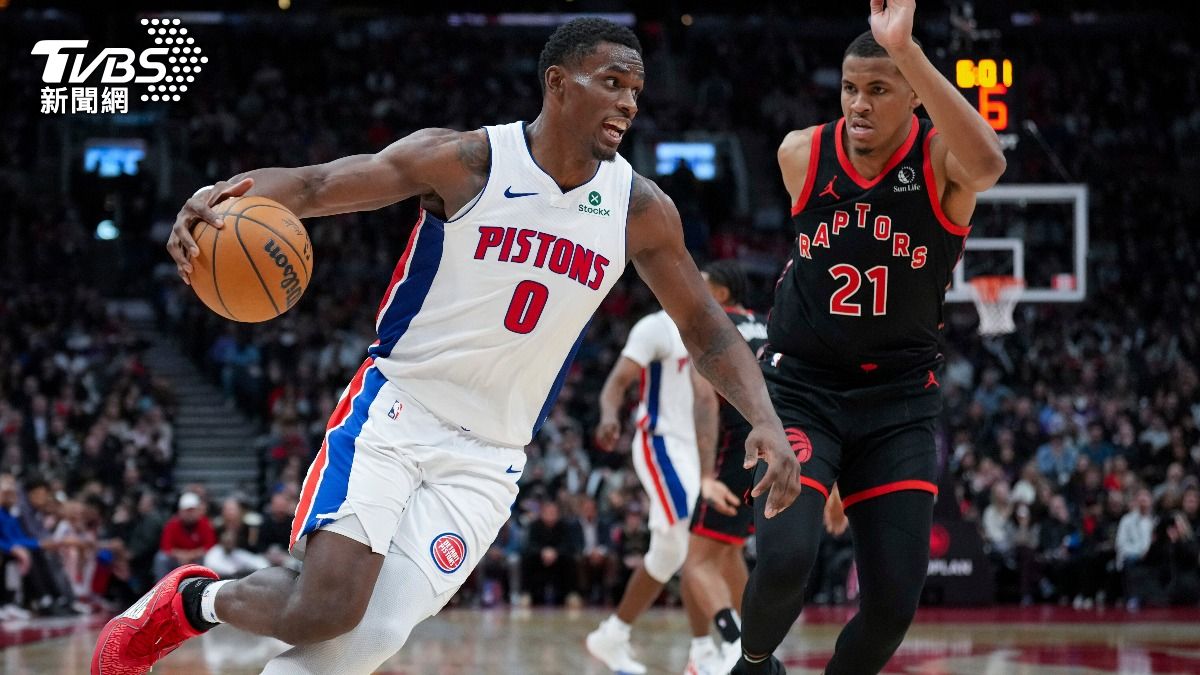 杜倫今日攻下21分18籃板6助攻4阻攻，助活塞鎖定季後賽席次。（圖／達志影像美聯社）