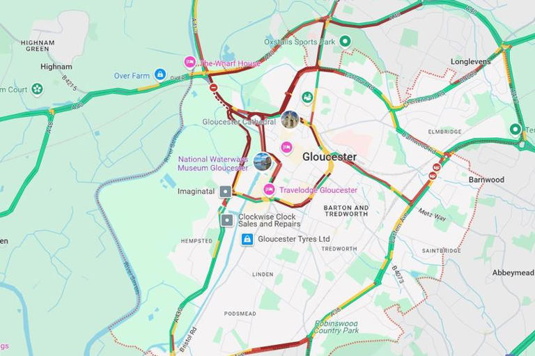 gloucester-gridlocked-as-road-closures-hit-key-routes-across-city