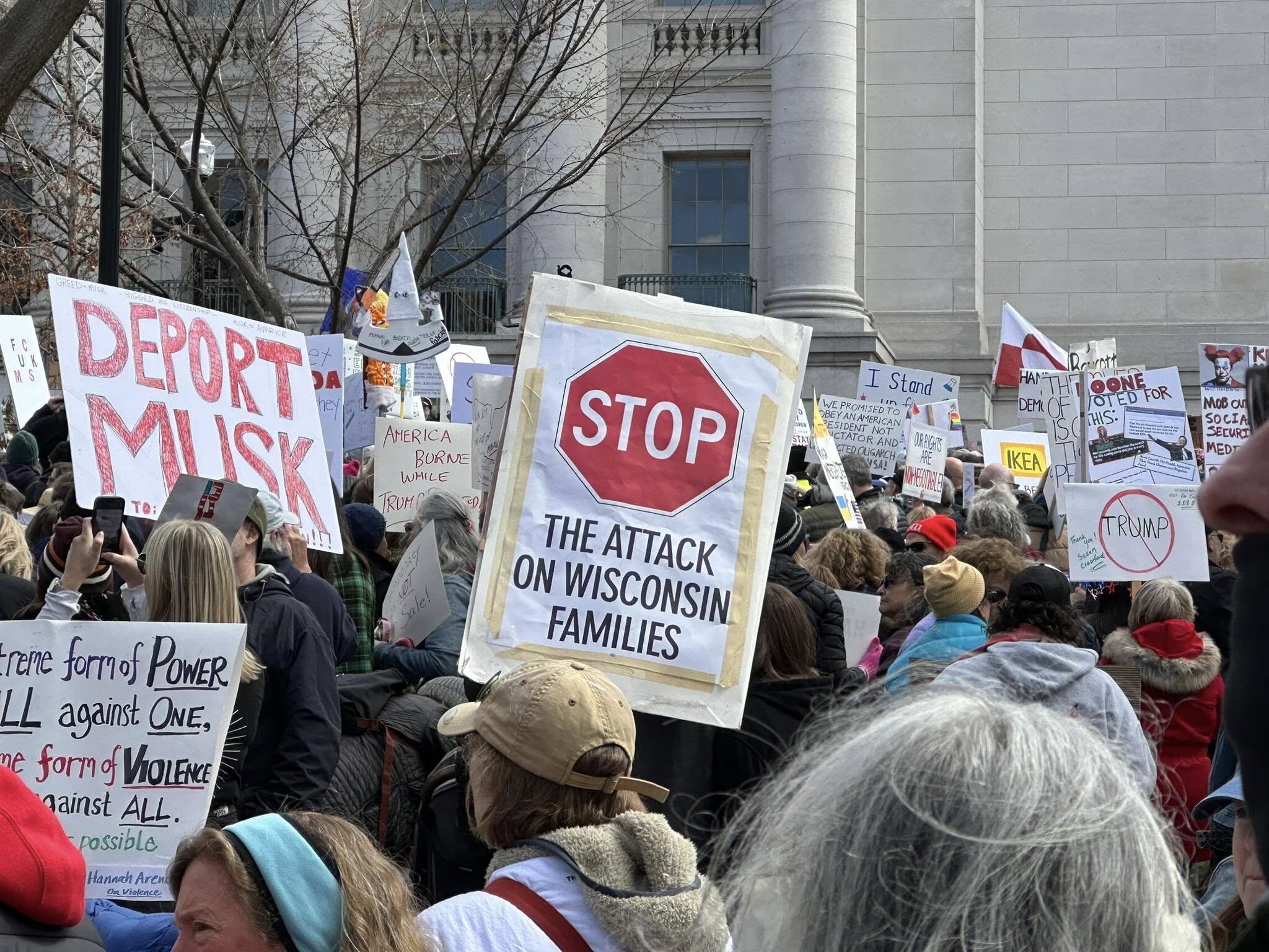 Rally at WI Capitol unites thousands in call for change and protection ...