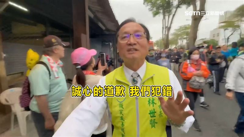 騎車巡廟沒戴安全帽！彰化市長林世賢道歉：會繳罰單