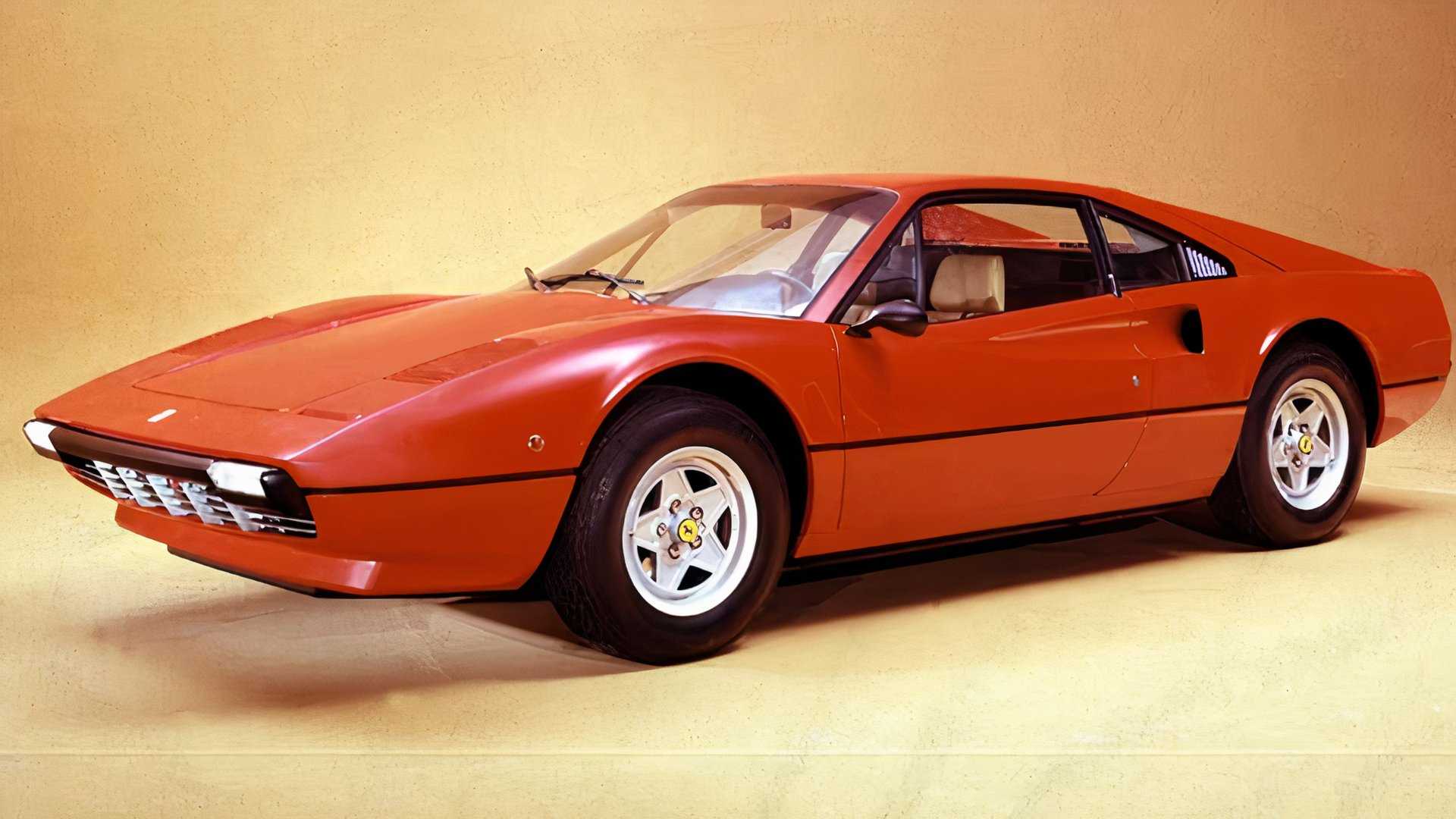 Ferrari 308 Red Front Angled View