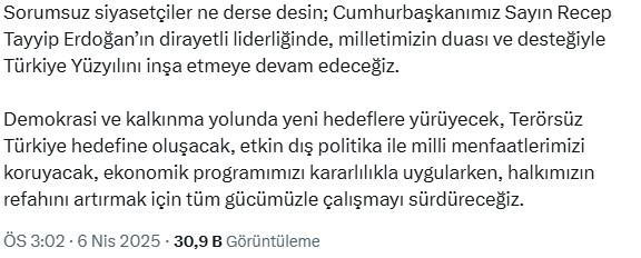 Özgür Özel'e Cumhurbaşkanı Yardımcısı Yılmaz'dan sert tepki: Esasında halkı cuntacı olarak niteliyor