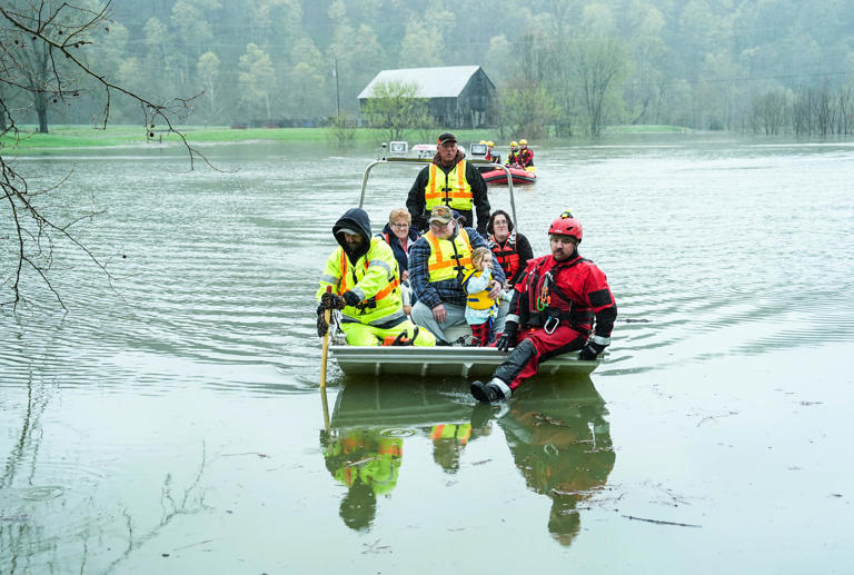 'Just the beginning': Streets turn to rivers in Kentucky as evacuations ...