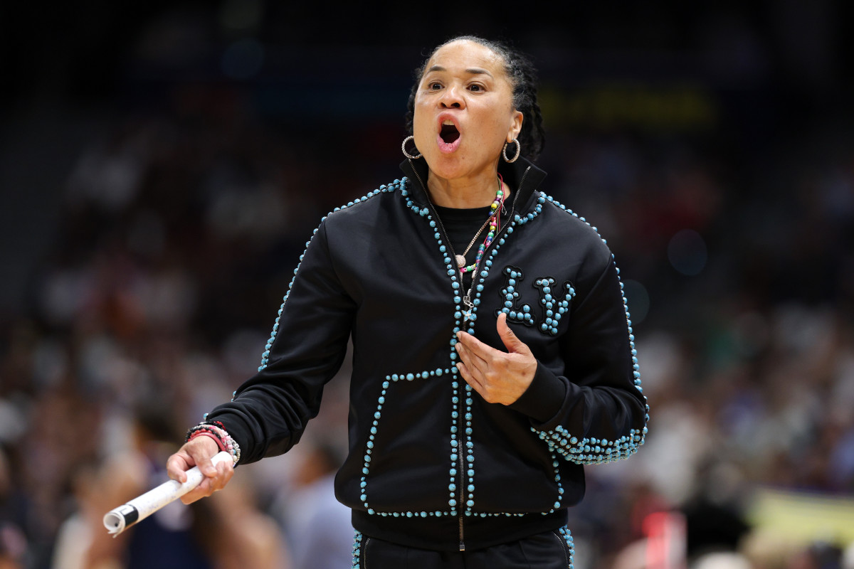 South Carolina Gamecocks head coach Dawn Staley. Nathan Ray Seebeck-Imagn Images