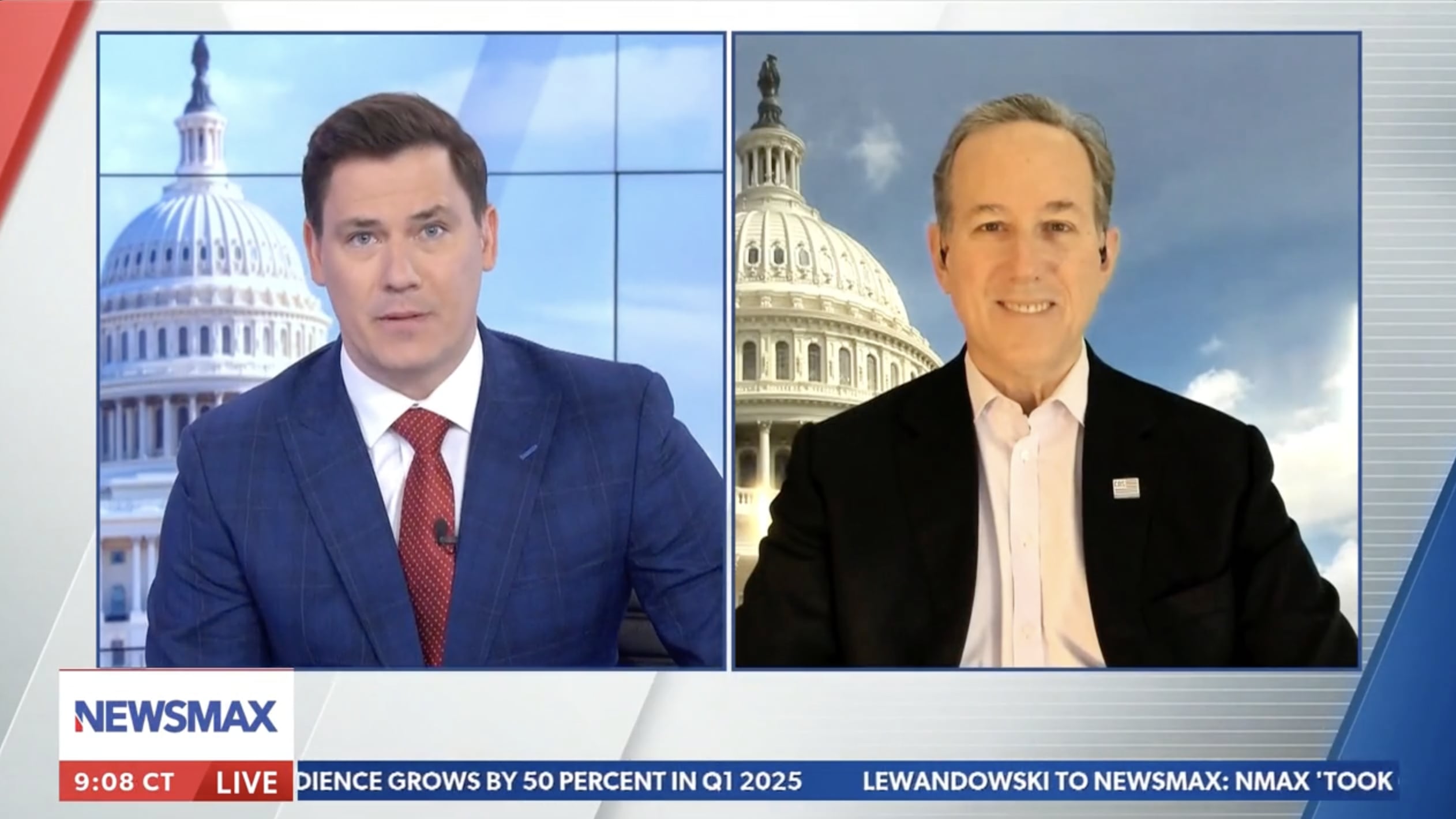 Newsmax Host Shocked by How Badly Trump Tariffs Tanked Their Personal