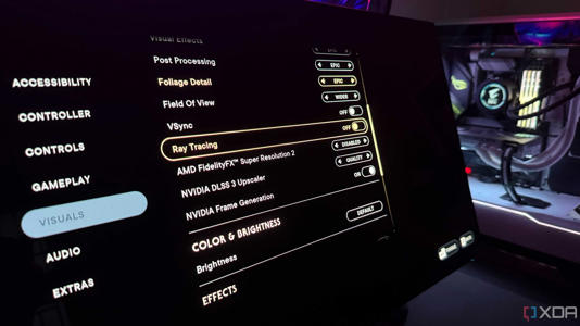 Ray tracing setting in Star Wars Jedi Survivor