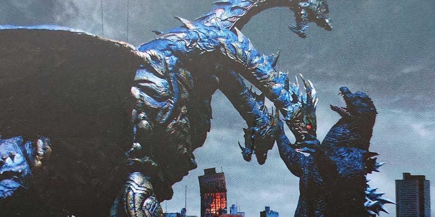 Godzilla vs Keizer Ghidorah in Godzilla Final Wars
