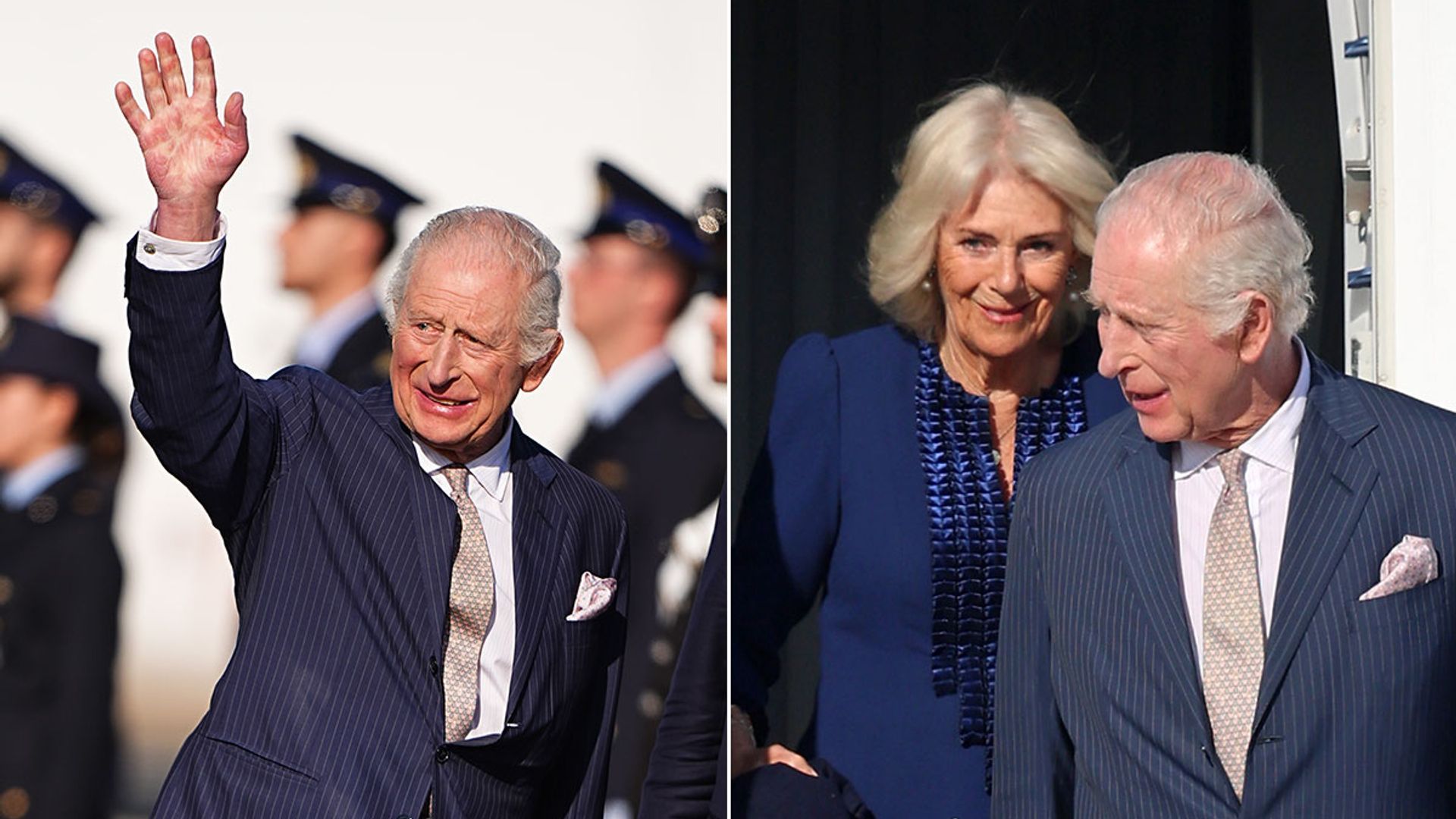 King Charles and Queen Camilla arrive in Italy ahead of historic visit