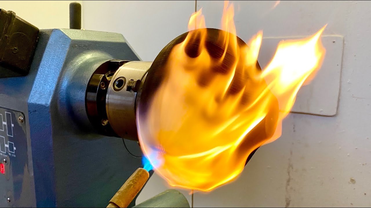 Woodturning With Fire