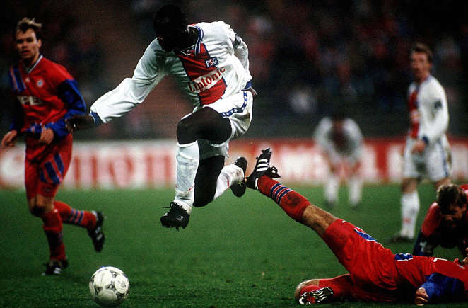 11. George Weah (Paris Saint-Germain vs Bayern Munich, 1994–95)