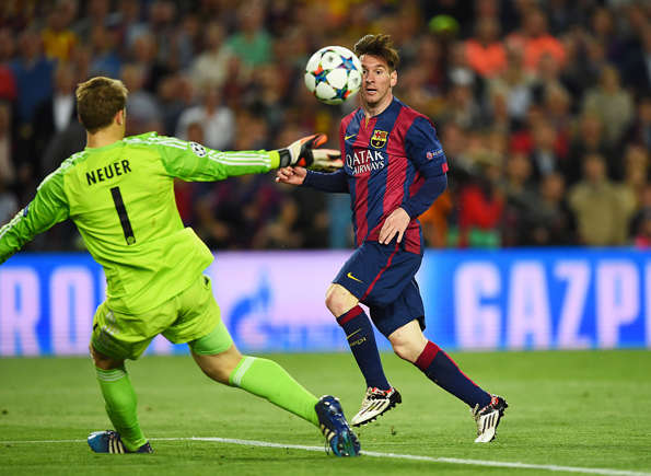 4. Lionel Messi (Barcelona vs Bayern Munich, 2014–15)