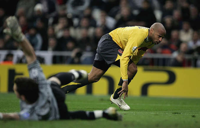 10. Thierry Henry (Arsenal vs Real Madrid, 2005–06)