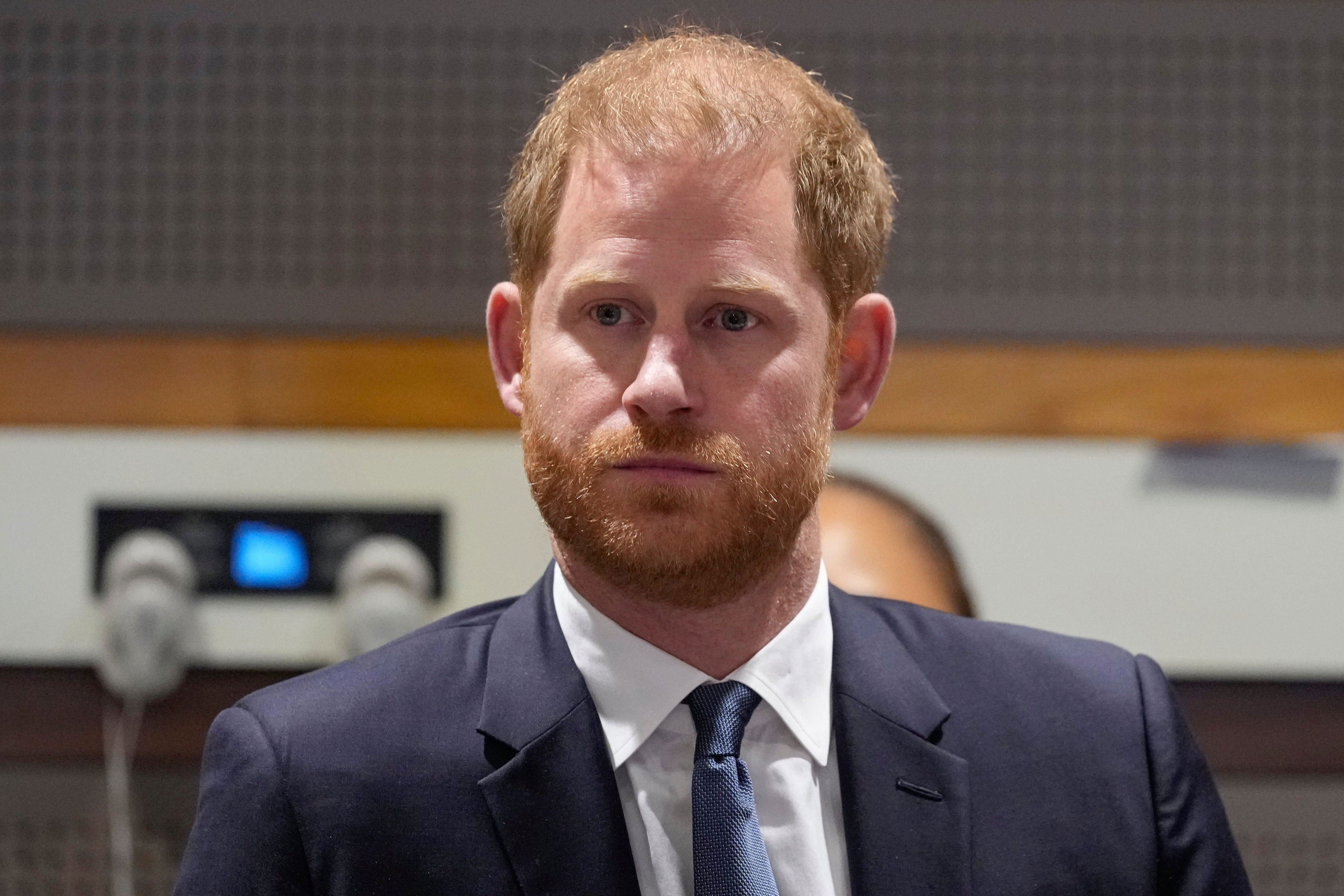 Britain's Prince Harry speaks during a high level event sponsored by Lesotho at U.N. headquarters, Tuesday, Sept. 24, 2024. (AP Photo/Frank Franklin II, file)