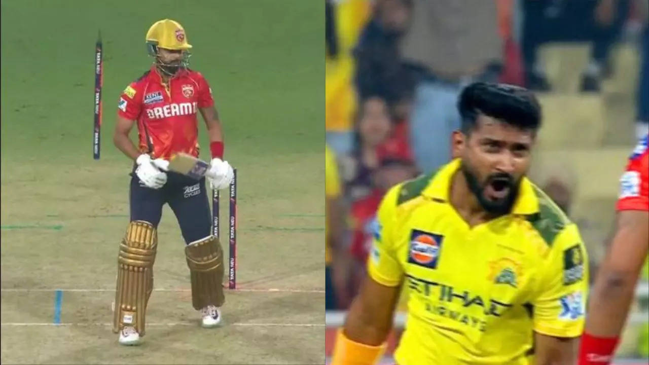 Aggressive Khaleel Ahmed roars at Shreyas Iyer in animated send-off