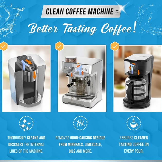 A clean machine is the key to better tasting coffee.