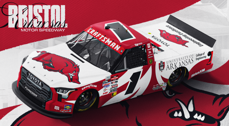 NASCAR Craftsman Truck Series driver to race in University of Arkansas ...