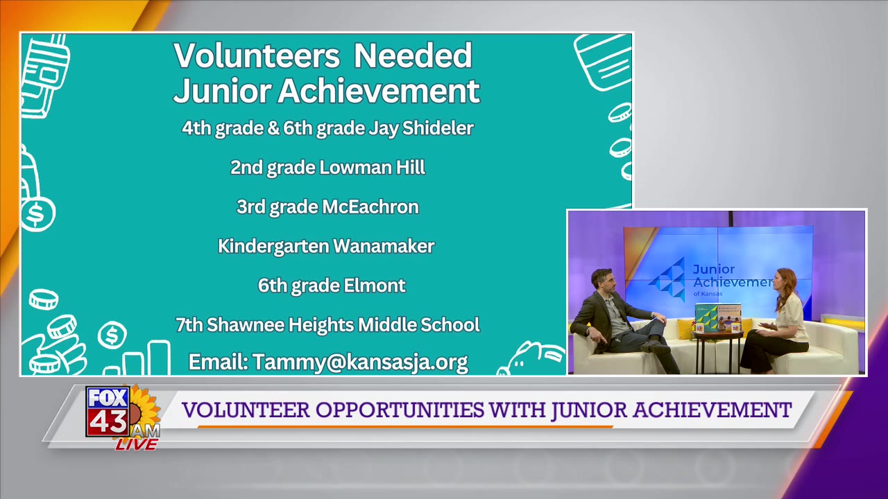 Fox 43 AM Live Junior Achievement Kansas 040825